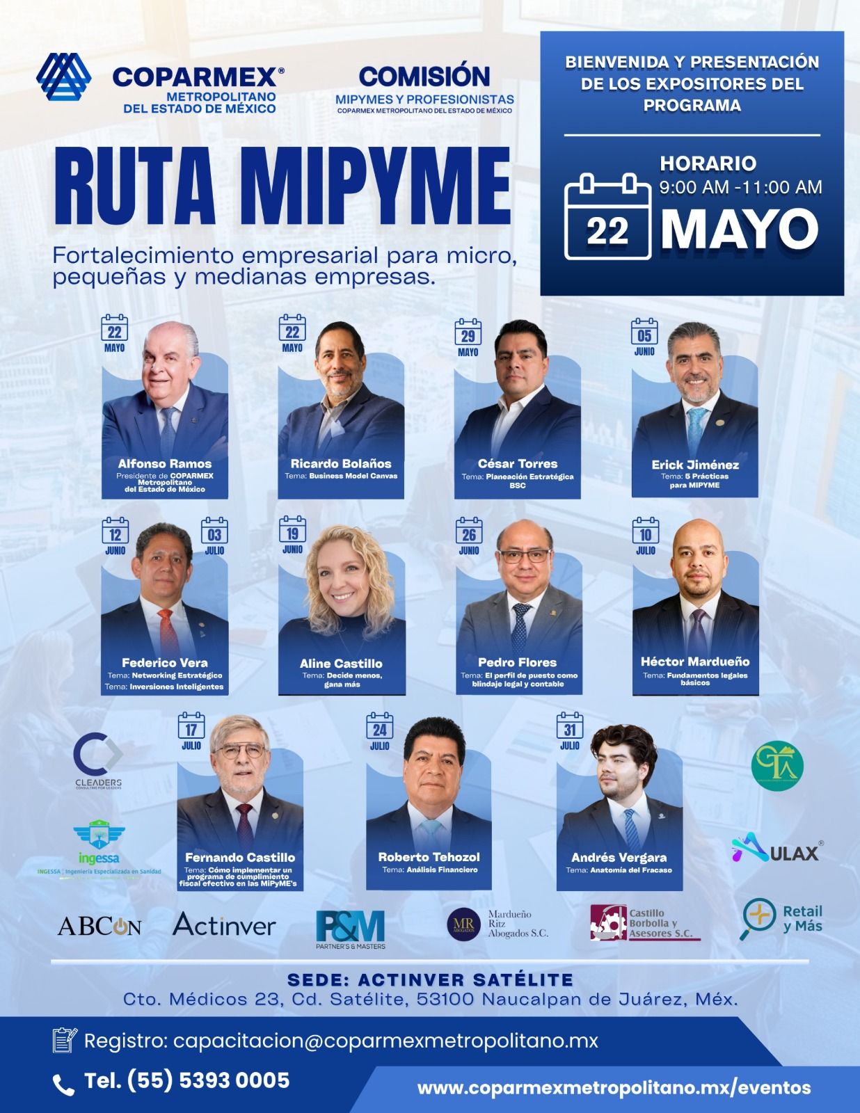 Conoce a los Mentores de La Ruta MIPYME